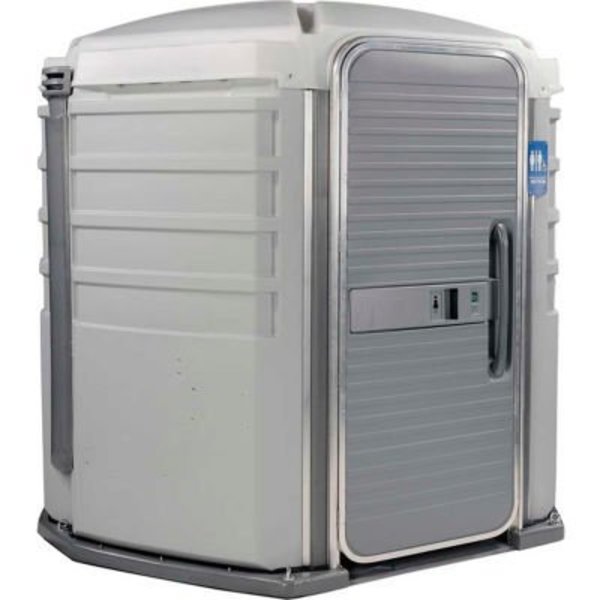 Polyjohn Enterprises PolyJohnÂ We'll Care ADA Compliant Portable Restroom Lt Gray - SA1-1007